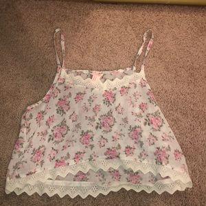 Floral crop top